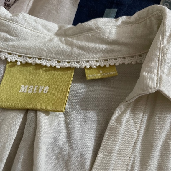 MAEVE Anthropologie Watercolour Floral Print Oversized Tunic Size Small - Picture 11 of 13